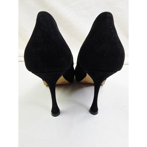Vince Camuto 8.5M Women Black Suede Leather Slip On Point Toe Stiletto Pumps NEW - Picture 16 of 16